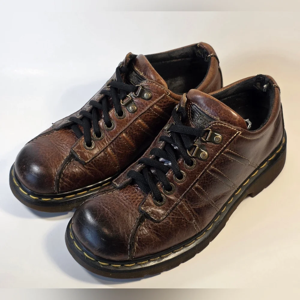 Dr. Martens Brown Leather Chukka Boots